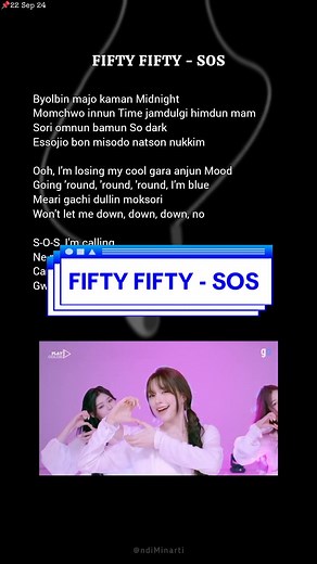 SOS Fifty Fifty Lyrics