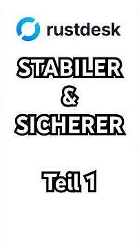 Stabile Fernwartung mit eigenem RustDesk-Server!