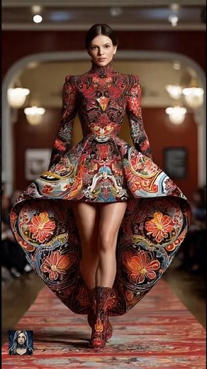 The RUSSIAN DRESS That BROKE The INTERNET at Fashion Week! 🤯 Matryoshka Doll Goes Couture!
