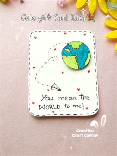 Cute gift Card Idea 💐🤩