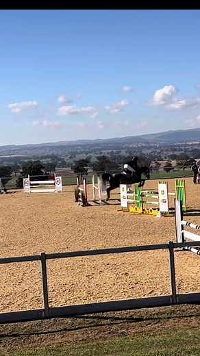 I think she cleared it 🤷‍♀️ #fyp #overjump #horses #showjumping #equestrian #slowmo #CapCut