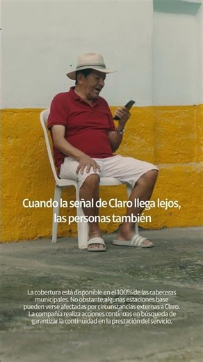 Claro alcanza el 100% de cobertura en cabeceras municipales de todo el país