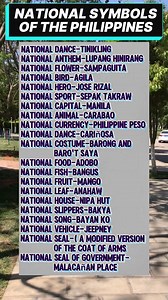 National Symbols of the Philippines 🇵🇭 #Philippines #YouMustKnow | Christine Hernandez