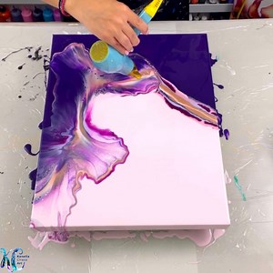 80K views · 919 reactions | I Just Love This Color Combination! Don't You? - Acrylic Painting Tutorial . #kanellaciracoart #art #acrylic #acrylicart #acrylicpainting #satisfying #AmaZing #viralreels #painter | Kanella Ciraco Art | Facebook