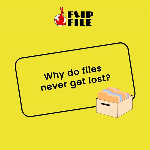 Why do files never get lost? 📎 📎 📎 Because they always keep it together! | FLIP FILE