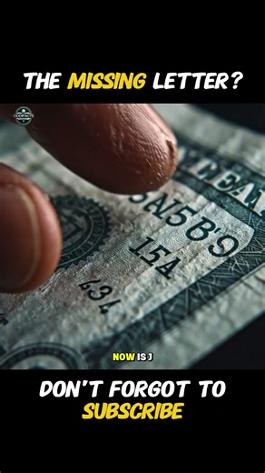 🤯 The ONE Letter MISSING on Every US Dollar Bill? | #shorts #usafacts