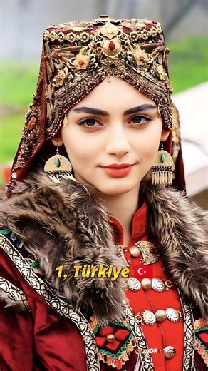 Top 10 Muslim Countries With Most Beautiful 😍 Women #shorts