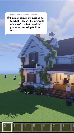 Building a Vanilla Minecraft House Tutorial