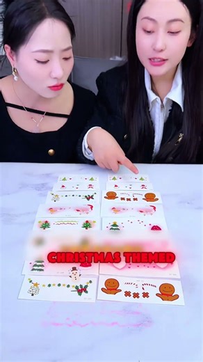 🎄🌟😊 Christmas Theme - Face Stickers!#funny