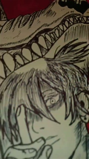 Aki Hayakawa Fox Devil Bold Drawing 🔥 | Chainsaw Man Ink Sketch #shorts #jjk