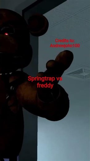 spring trap vs freddy credits to ‪@AndrewJohn100‬