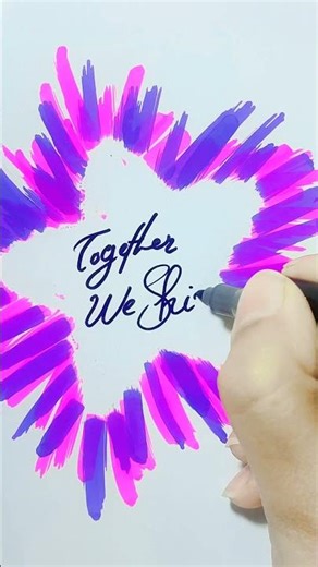 Together we shine #art #shorts #painting #easyart #drawing