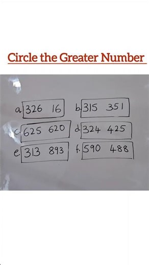 Greater Number of 3 Digit Numbers