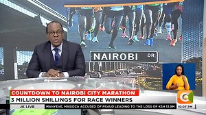 11K views · 221 reactions | Countdown to Nairobi City Marathon: 3 million shillings for race winners. 26 nationalities expected #JKLive Jeff Koinange | Citizen TV Kenya | Facebook
