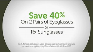 Pearle Vision TV Spot, 'Save 40%'