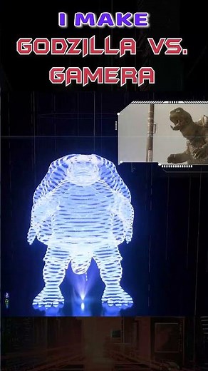 Godzilla vs. Gamera, Size ?? #3d