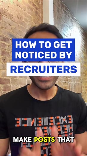 Getting noticed by recruiters made simple #recruiters #linkedin #careercoach #careertips #careeradvice