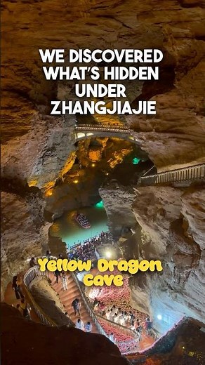 We Went Beneath Zhangjiajie… and Found This Yellow Dragon Cave