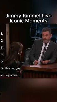 Jimmy Kimmel Live Iconic Moments