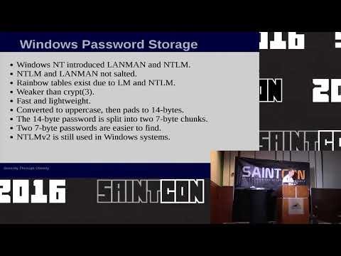 SAINTCCON 2016 - Aaron Toponce (eightyeight) - Correctly Hashing Passwords