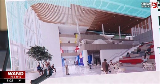 Beam signing highlights progress on upcoming Springfield Transportation Hub