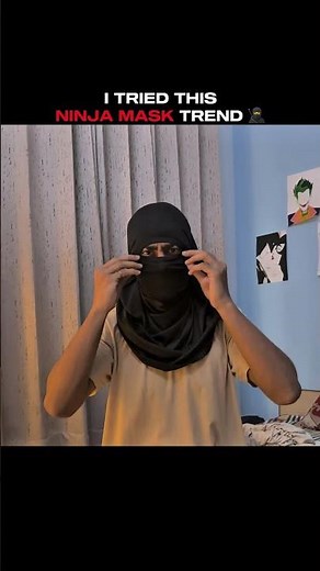 ninja mask tutorial 🔥🔥