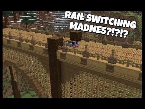Rail Switching Madness?!? Minecraft Showcase