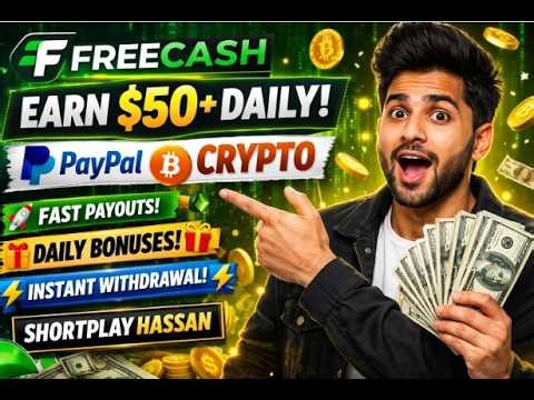 How to Earn Money Online with Freecash App | Best Earning App for Beginners | Shortplay Hassan