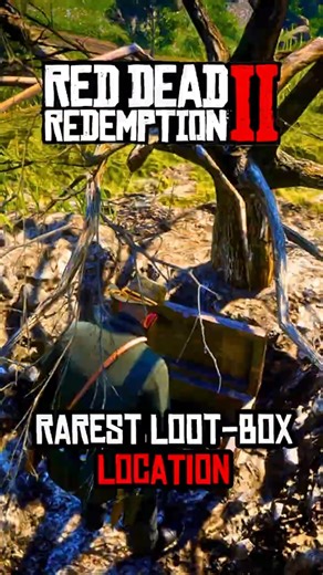 Rarest Loot Box Location in RDR2 | Secret Treasure Guide #reddeadredemption2 #rdr2 #gaming