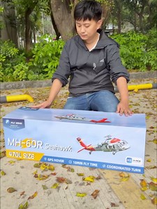 FLYWING MH-60T Jayhawk Scale Helicopter RTF 470size LED Light ACE Flight Control MH60T rc Helicopter Adults MH60 T Jayhawk flywing rc Helicopter one-Click Return Fly Wing GPS Helicopter MH-60