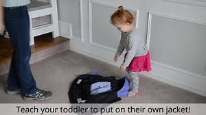 1.9K views · 31 reactions | Kids as young as 18 months can put their coats on themselves with this super simple trick. You're welcome, moms! | allmomdoes | Facebook