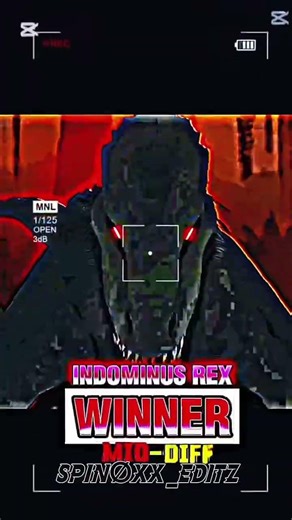 Spinosaurus X Rexy Vs Indominus Rex X Giganotosaurus #rexy #indominusrex #spinosaurus #edit #shorts