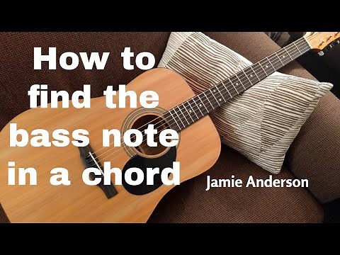 How to find bass note in guitar chord
