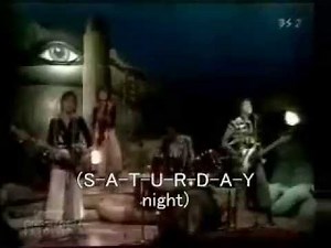 空耳 ベイシティローラーズ サタデーナイト 日本語字幕 Saturday Night