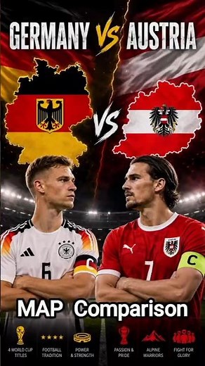 Germany 🇩🇪 vs Austria 🇦🇹 | Country Comparison 2026 | Map, Population, Economy & More | NavigeoMaps