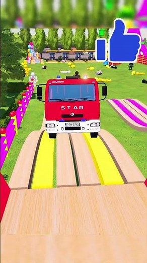 FS POLICE CAR AND FIRE TRUCK 028