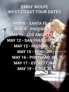 See y’all out there 💥 tickets on sale at emilywolfemusic.com in bio 🎥 @moorland_magpie #emilywolfe #epiphone #tour | Emily Wolfe