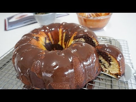 Perfect Marble Bundt Cake Recipe | Chocolate Vanilla Marble Cake Recipe