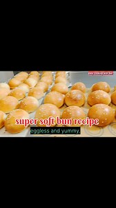 Soft Mini Buns Recipe | ✨ Perfect bakery-style buns at home – soft, fluffy, and delicious! Use them for pav, dinner rolls, or mini sandwiches. 🧾 Ingredients (800 g flour = ~6 ½ cups, makes ~20 mini buns) All-purpose flour (Maida) – 6 ½ cups (800 g) Sugar – 6 ½ tbsp (80 g) Instant yeast – 1 tbsp 1 tsp (12 g) Salt – 2 tsp (12 g) Milk powder – 3 tbsp (24 g) Gluten powder (optional) – 2 tsp (8 g) Oil / butter – 3 ½ tbsp (48 g) Water – 2 cups (480–500 ml, add as needed) 👩‍🍳 Method 1️⃣ In a large b