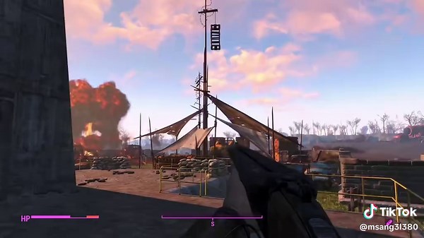 Sh-boom goes my exploding game💀 #fyp #gamergirl💕 #fallout4 @Fainnation25 @Tiffany