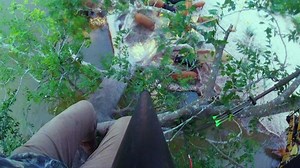 116K views · 1.7K reactions | Red water and the tank of doom. In they came like a raiding horde. Gobbling corn, they were oblivious to the danger not eight feet above. I slocked two from the same herd. SlockMaster.com. Better getcha a spear. Great for water hole protection! Ha! | Relentless Pursuit | Facebook