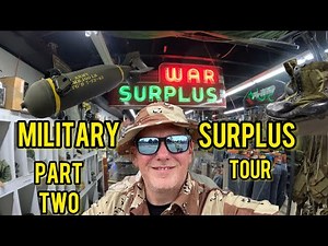 Behind The Scenes! Military Surplus Store Tour!