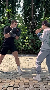 A great boxing combination you can apply at every skill level. #boxing #boxingtraining #workout #anime #training #boxinglife #boxingcoach #boxingclub #miketyson #learningboxing | Fighttoons