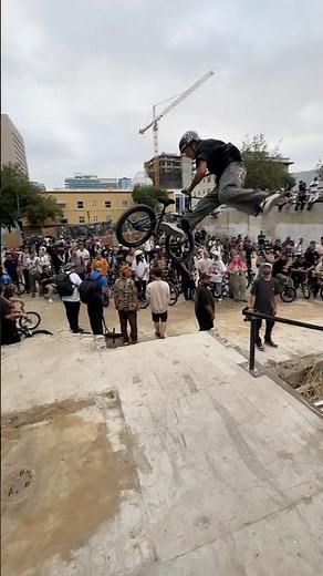 Insane BMX Trick! (Jacob Thiem- Uprail Double Tailwhip)