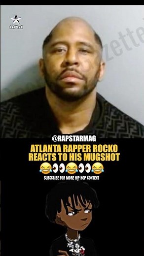 Atlanta Rapper Rocko’s Mugshot Going Viral 😂😂😂 #rocko #hiphop #funny