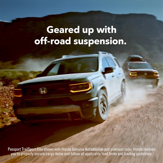 The Passport has rugged good looks and capability to match. | Honda
