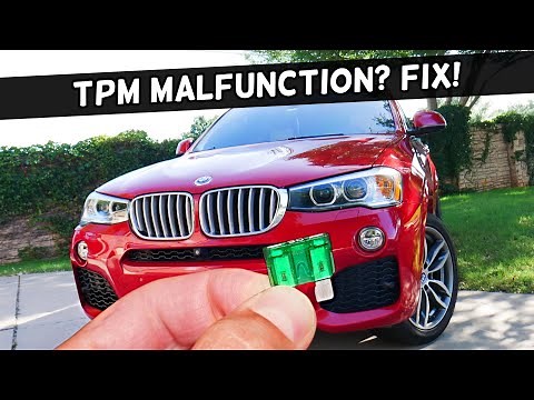 Why TPM Malfunction , TIre Pressure Monitor Malfunction BMW X3 X4 2010 2011 2012 2013 2014 2015 2016