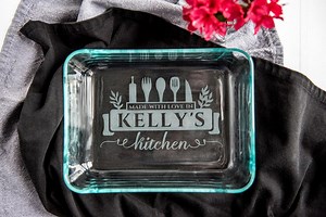 How to Etch Glass with Your Cricut | Etching a Pyrex Baking Dish with Etching Cream - Better Life Blog