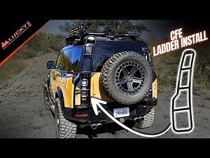 Upgrade Your Defender L663: Lucky8 CFE Rear Ladder Installation Walkthrough