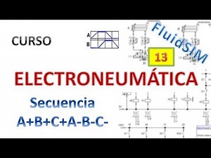 13 Secuencia neumática A+B+C+A-B-C-